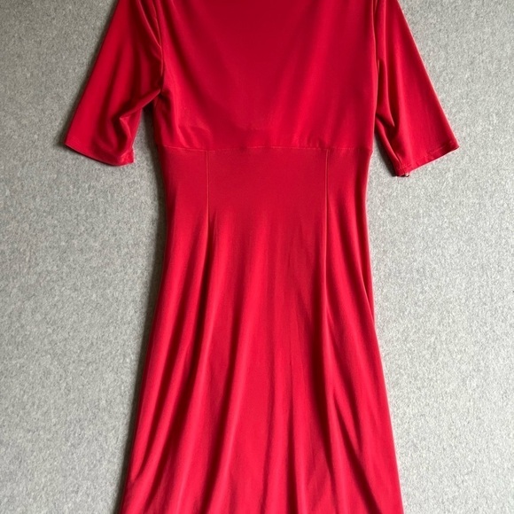 Lauren Ralph Lauren Women’s Dress Size 6 Wrap Raspberry - Picture 5 of 11